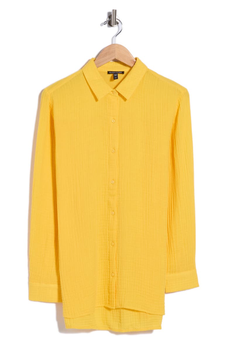 Classic Collar Button-Up Shirt, Alternate, color, SOLEI