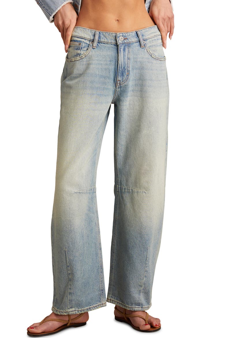 Barrel Wide Leg Jeans, Main, color, SADDLE UP WASH