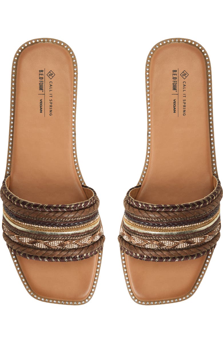 Call It Spring By Aldo Indiya Embellished Slide Sandal, Alternate, color,