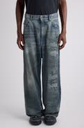 Balenciaga Minimal Distressed Baggy Jeans