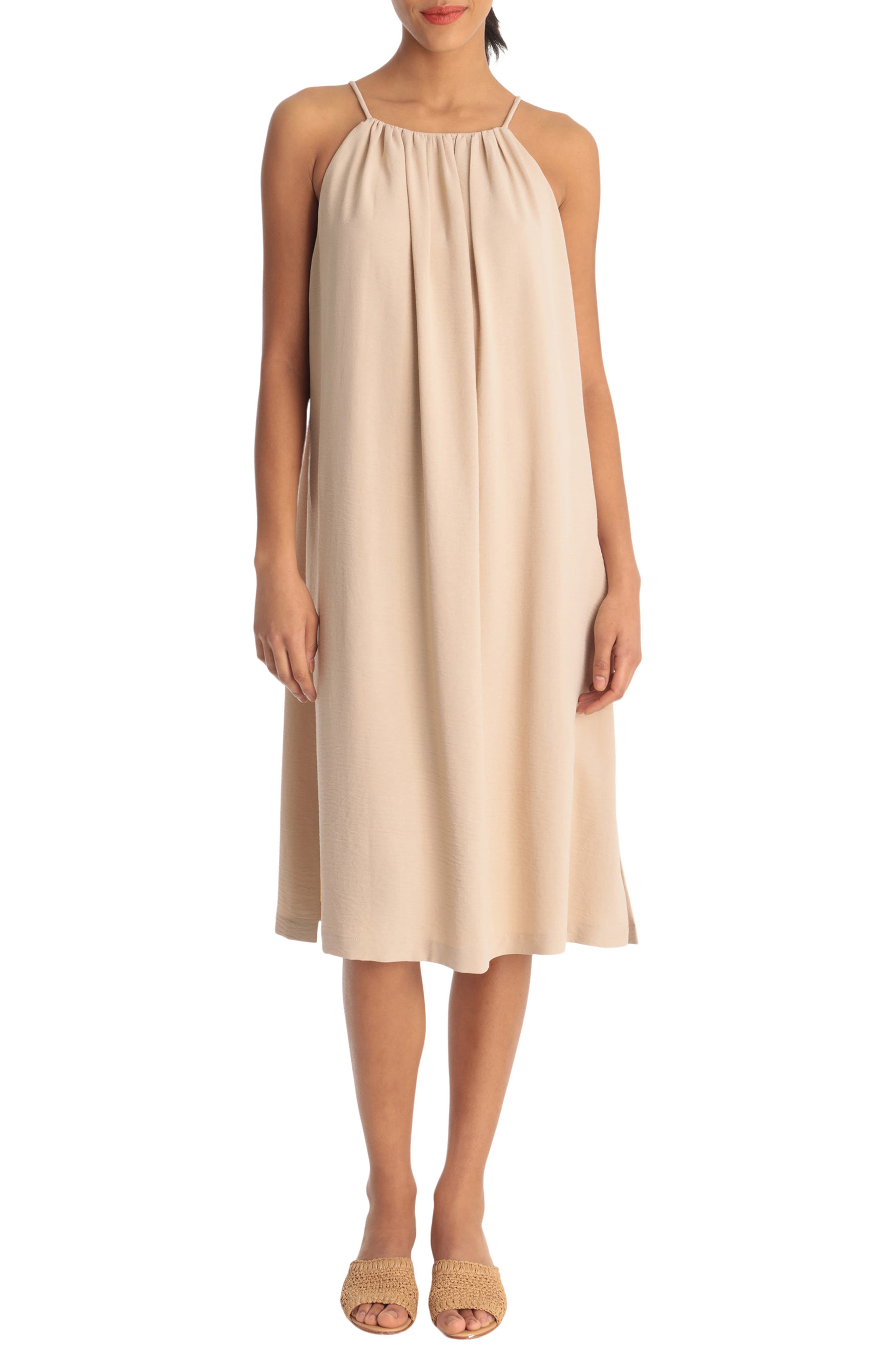 Donna Morgan Halter Neck Sleeveless Shift Dress (Women) | Nordstromrack