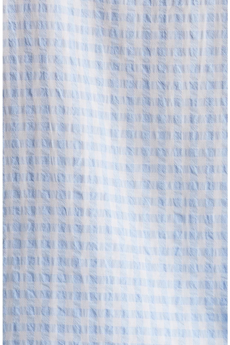 Seersucker Short Pajamas, Alternate, color, POWDER BLUE