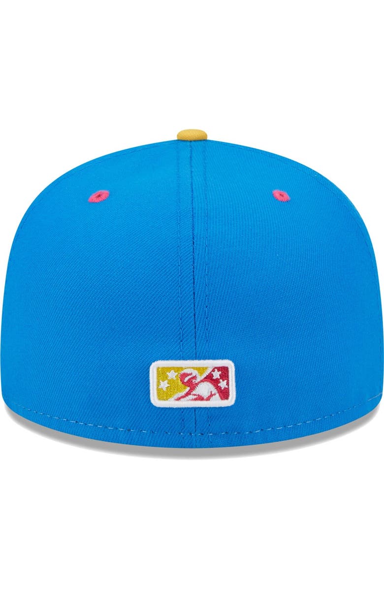 New Era Men's New Era White/Blue San Antonio Missions Copa De La Diversion 59FIFTY Fitted Hat, Alternate, color, White