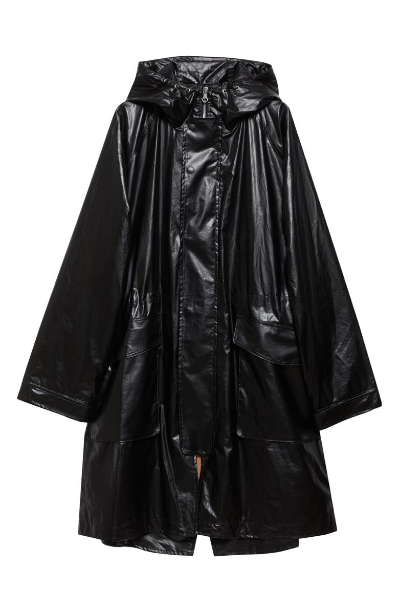 OUR LEGACY Tempesta Cotton Faux Leather Parka, Alternate, color, 