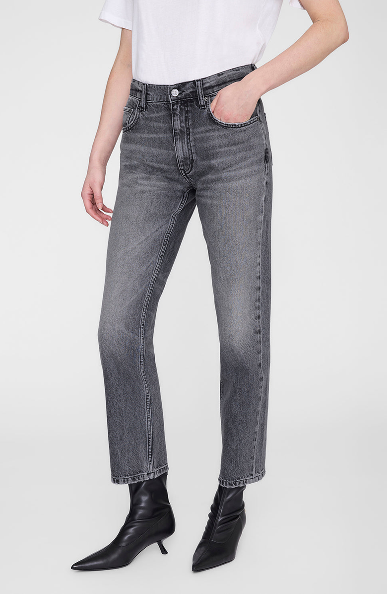 ANINE BING Kate Jean, Alternate, color, Washed Grey