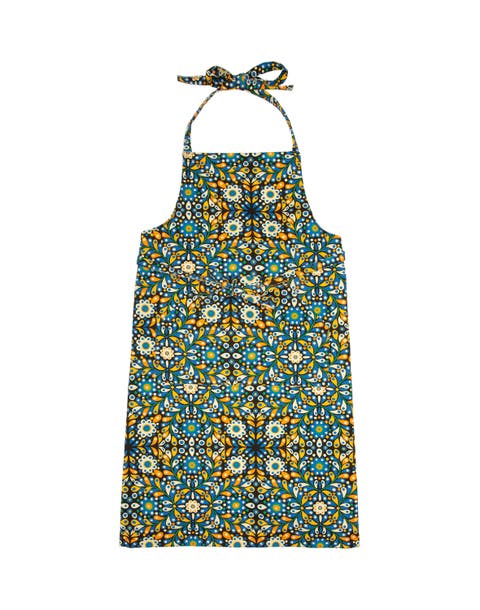 Apron With Pocket Confetti Blue