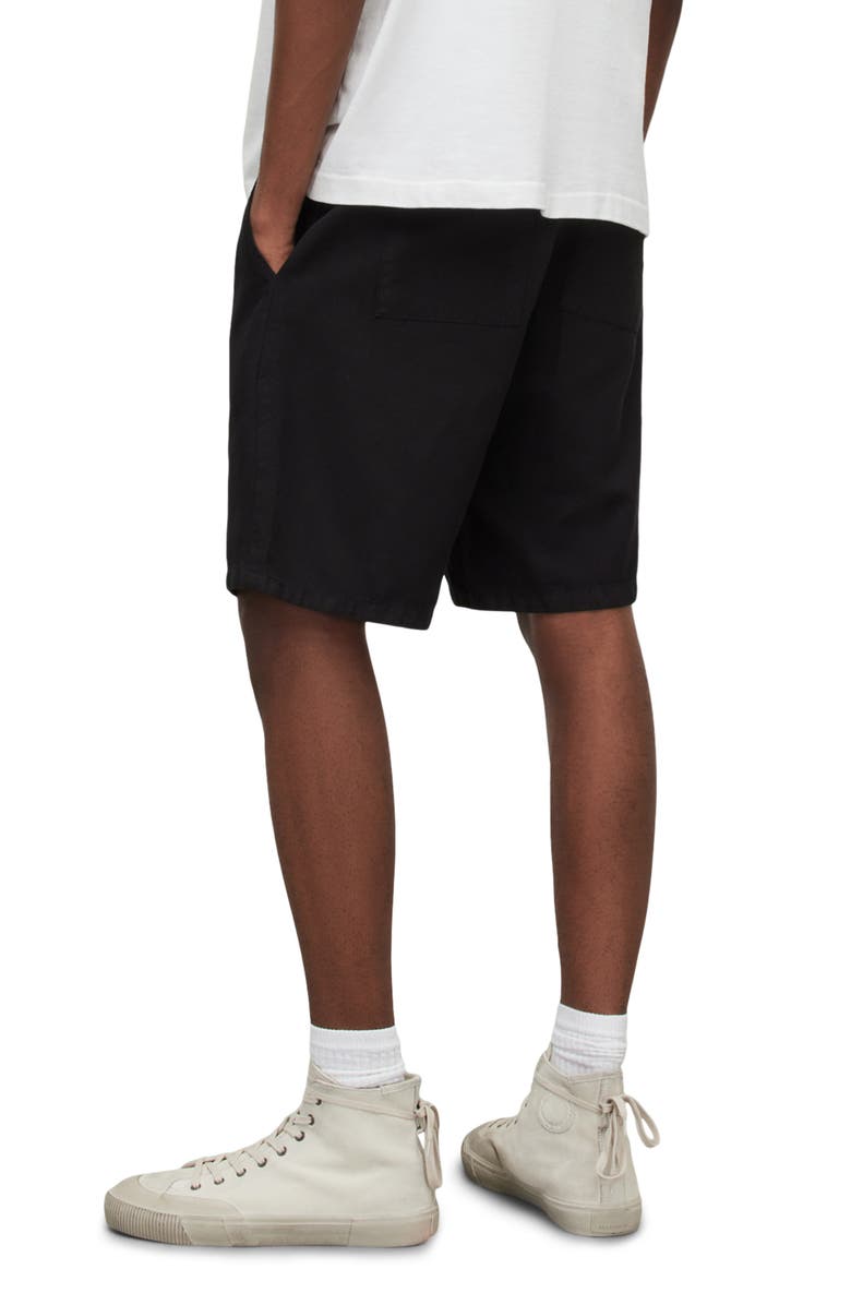 AllSaints Hanbury Cotton & Linen Shorts, Alternate, color,