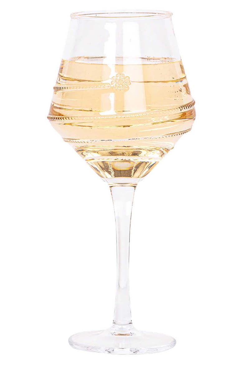 Amalia Acrylic Set of 4 Wine Glasses, Alternate, color, CLEAR