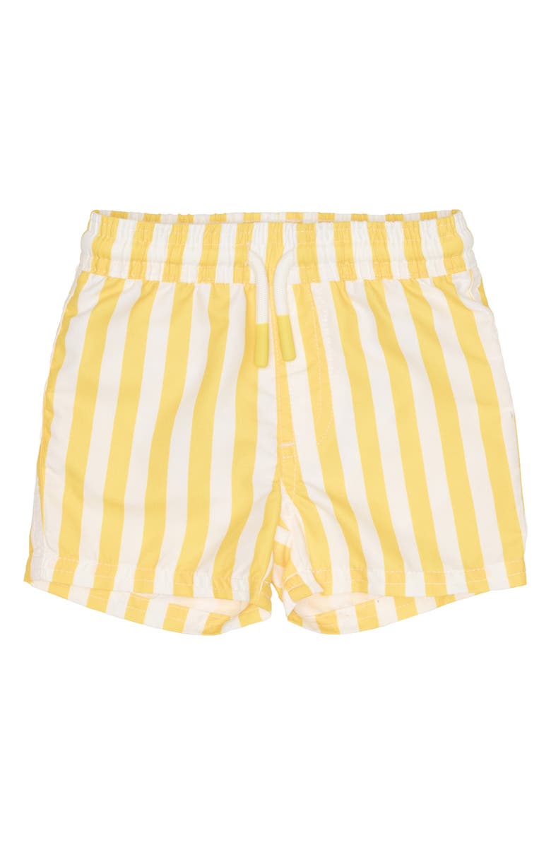 PL Baby by Petit Lem 2-Pack Swim Trunks, Alternate, color, Pineapple
