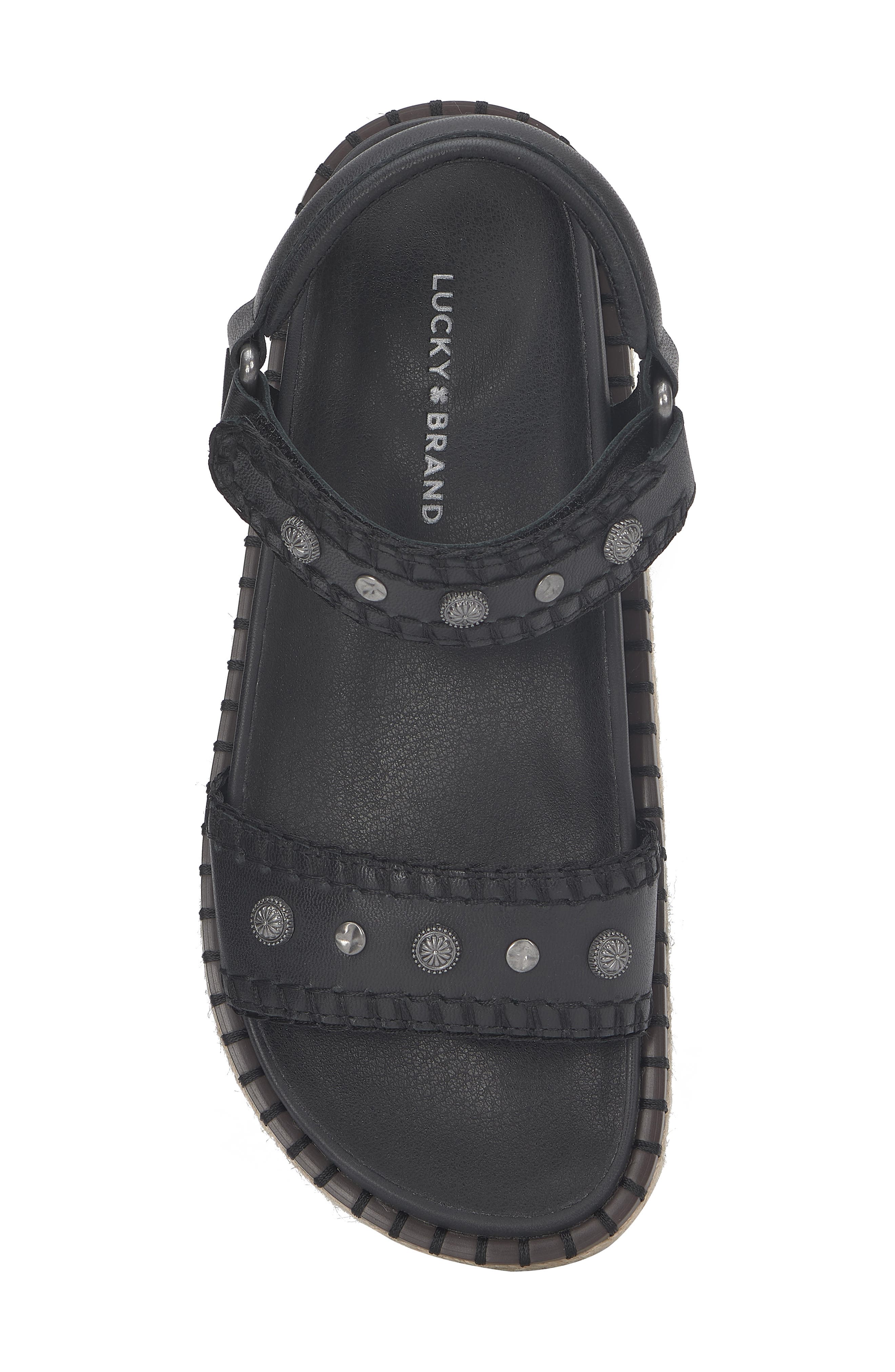 Lucky Brand Ullani Ankle Strap Platform Sandal, Alternate, color, 