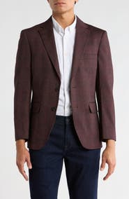 Lucky Brand Glen Plaid Knit Sport Coat