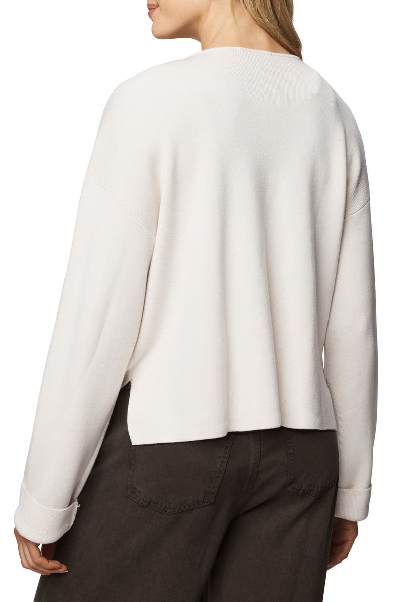 Splendid Libby Crop Cardigan, Alternate, color, Pale Oak White Heather