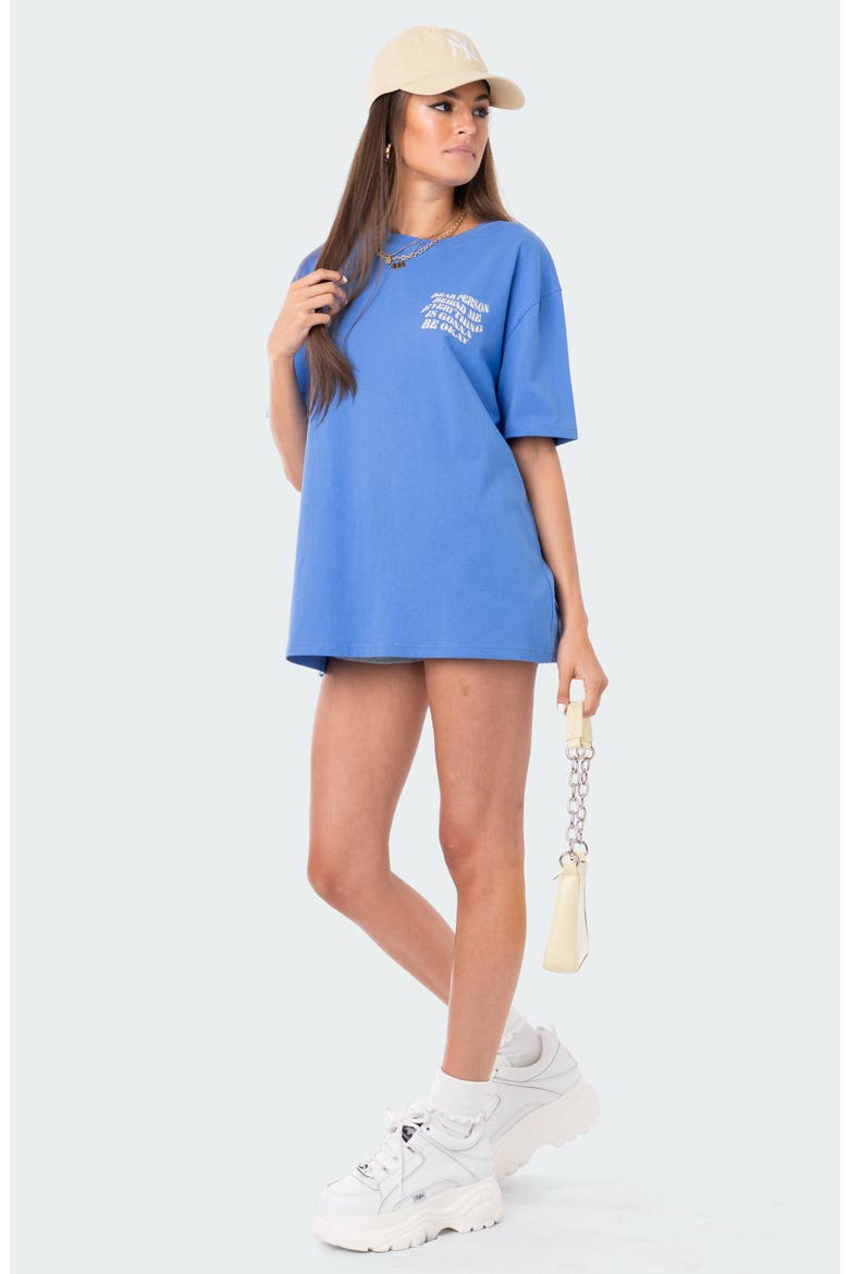 Dear Person Oversize Graphic Tee, Alternate, color, BLUE