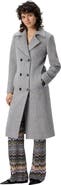 Missoni Double-breasted Trench Coat With Tone-on-tone Chevron Pattern