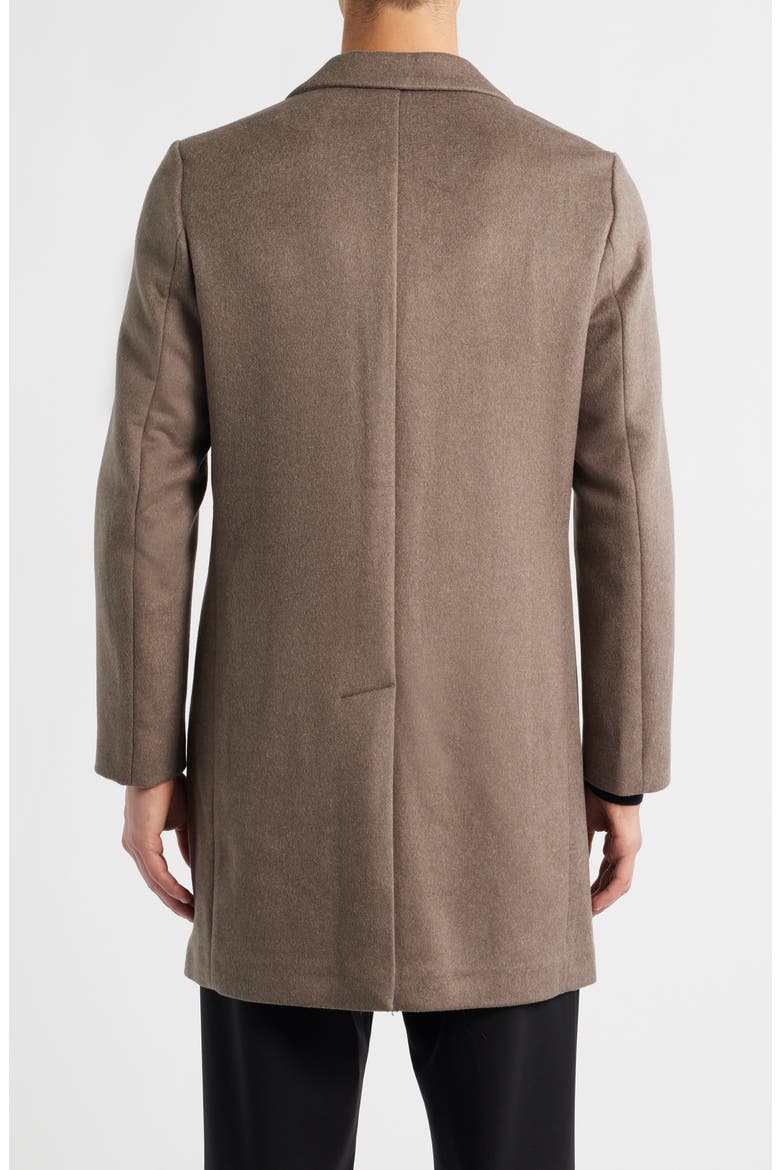 Gable Wool Blend Overcoat, Alternate, color, MOUSE MELANGE