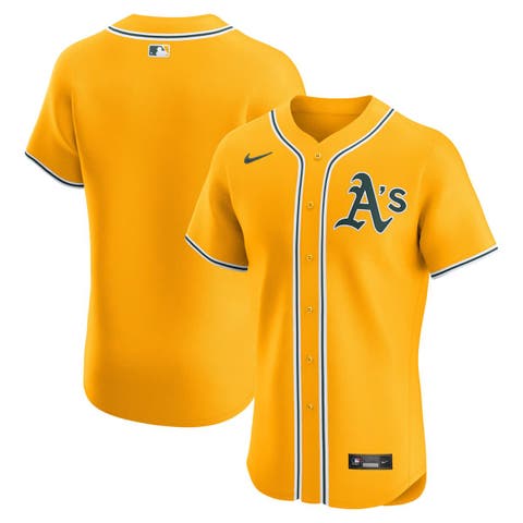 Men's Nike Gold Athletics Alternate 2 Elite Jersey