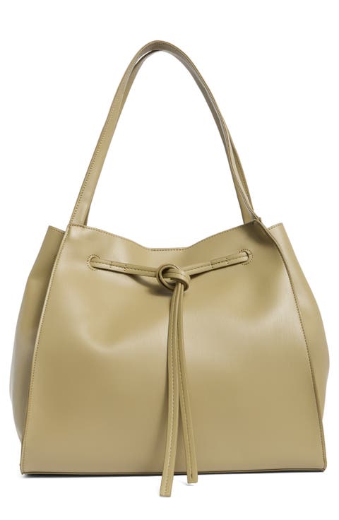 Drawstring Tulip Tote Bag