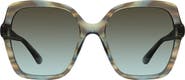 Stuart Weitzman 56mm Gradient Square Sunglasses