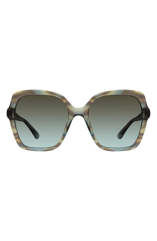 Stuart Weitzman 56mm Gradient Square Sunglasses