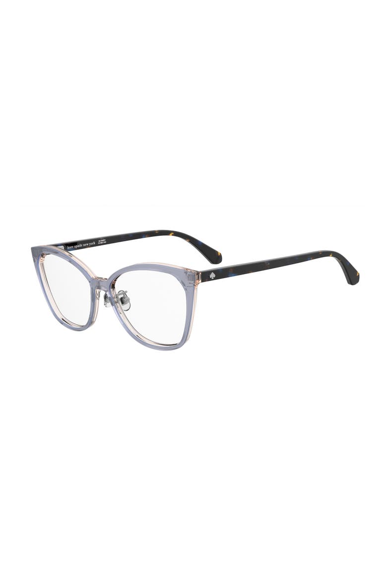 zahra 55mm cat eye optical glasses, Alternate, color, GREY BEIGE