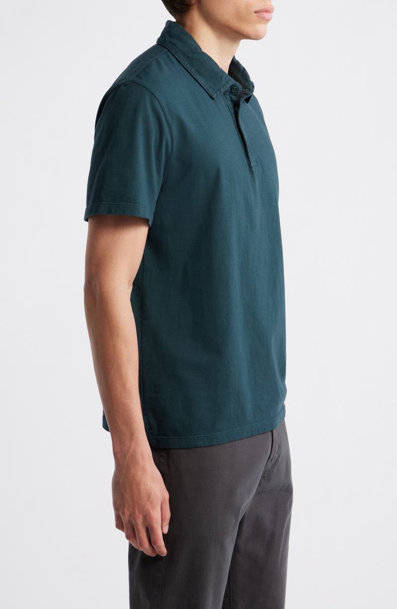 Vince Regular Fit Garment Dyed Cotton Polo, Alternate, color, Washed Seaweed