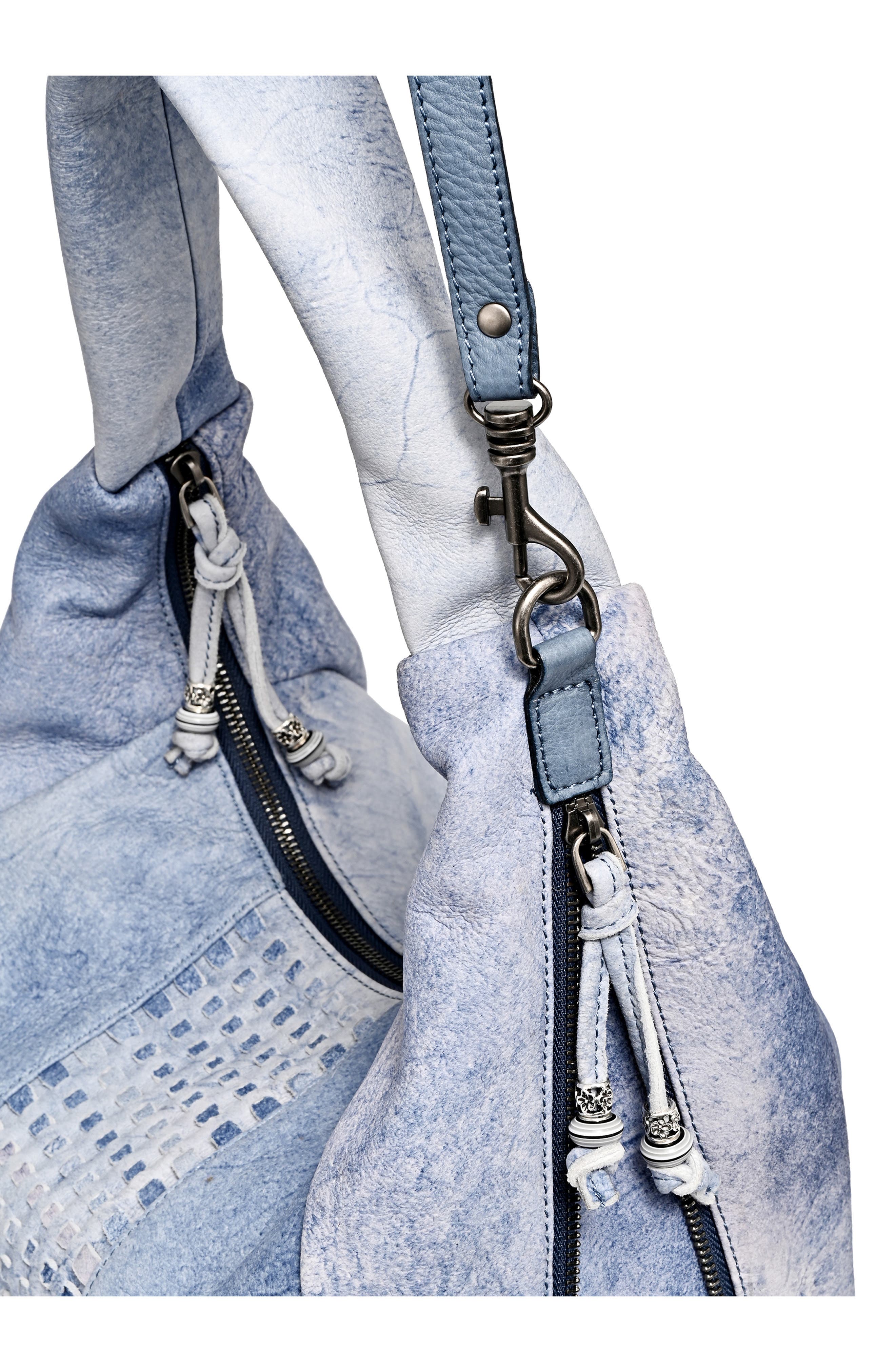 Dorado Leather Satchel, Alternate, color, BLUE