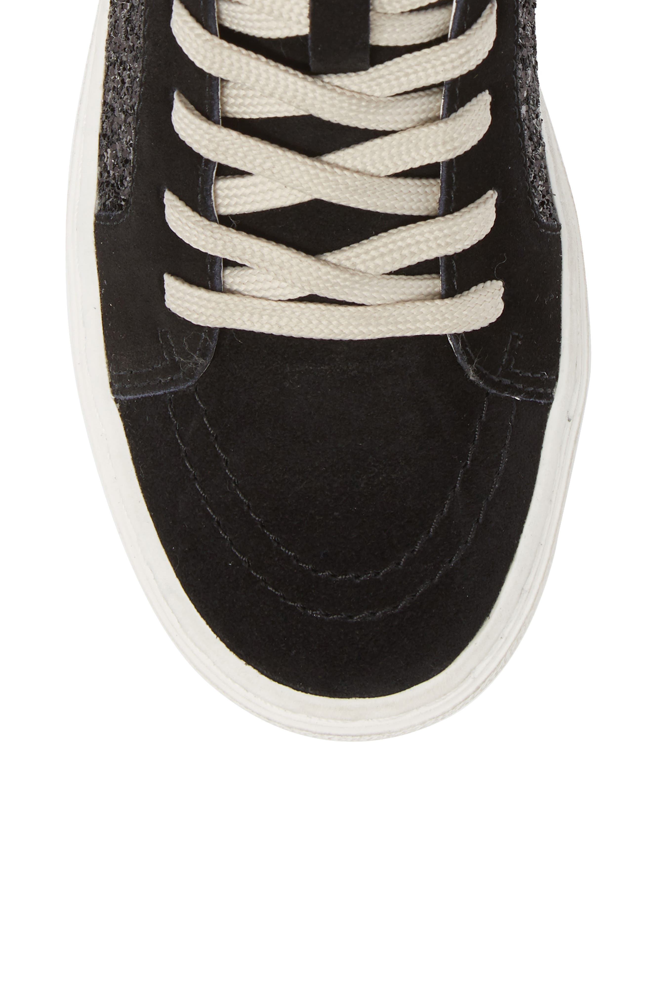 Steve Madden Serena Mixed Media Sneaker, Alternate, color, 