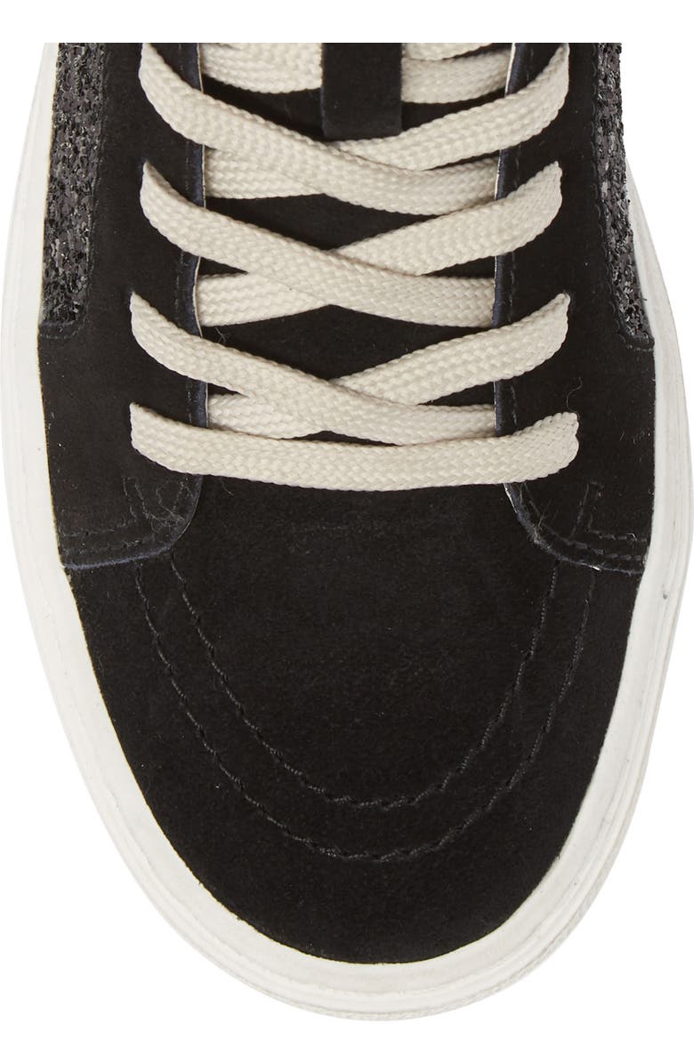Steve Madden Serena Mixed Media Sneaker, Alternate, color,