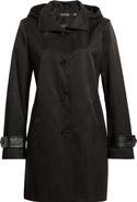 Lauren Ralph Lauren Hooded Cotton Blend Coat