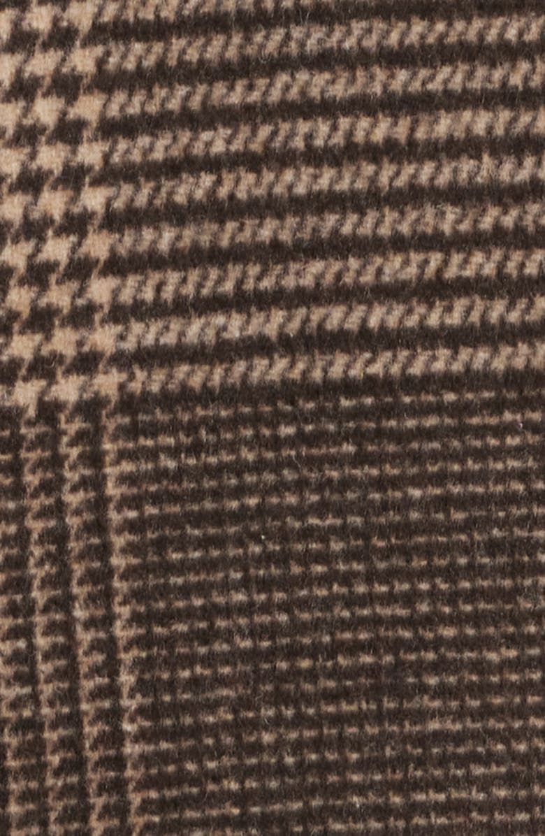 Vince Camuto Wool Blend Coat, Alternate, color, Taupe Glen Plaid