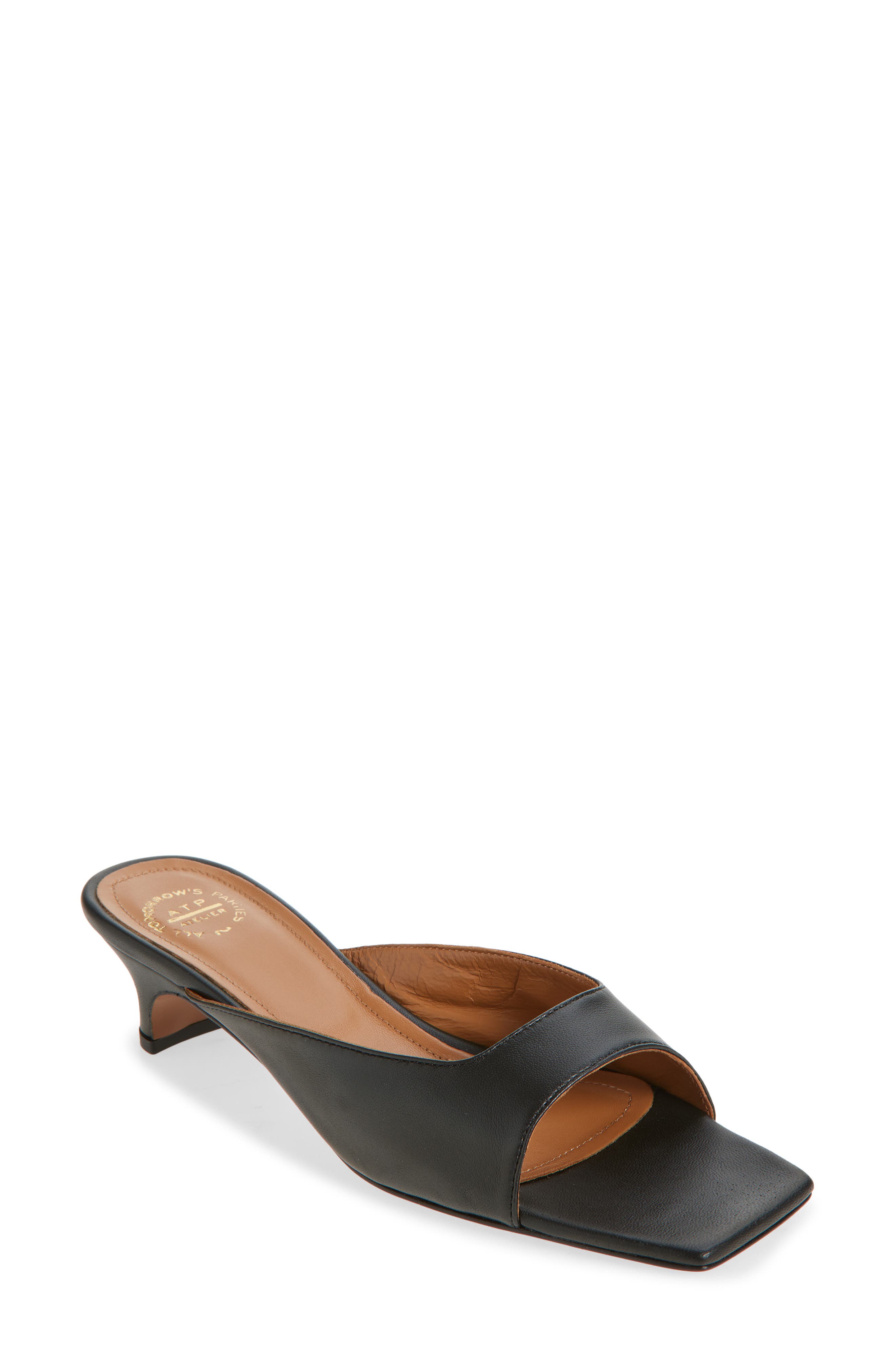 ATP ATELIER Tavenna Sandal, Main, color, Black