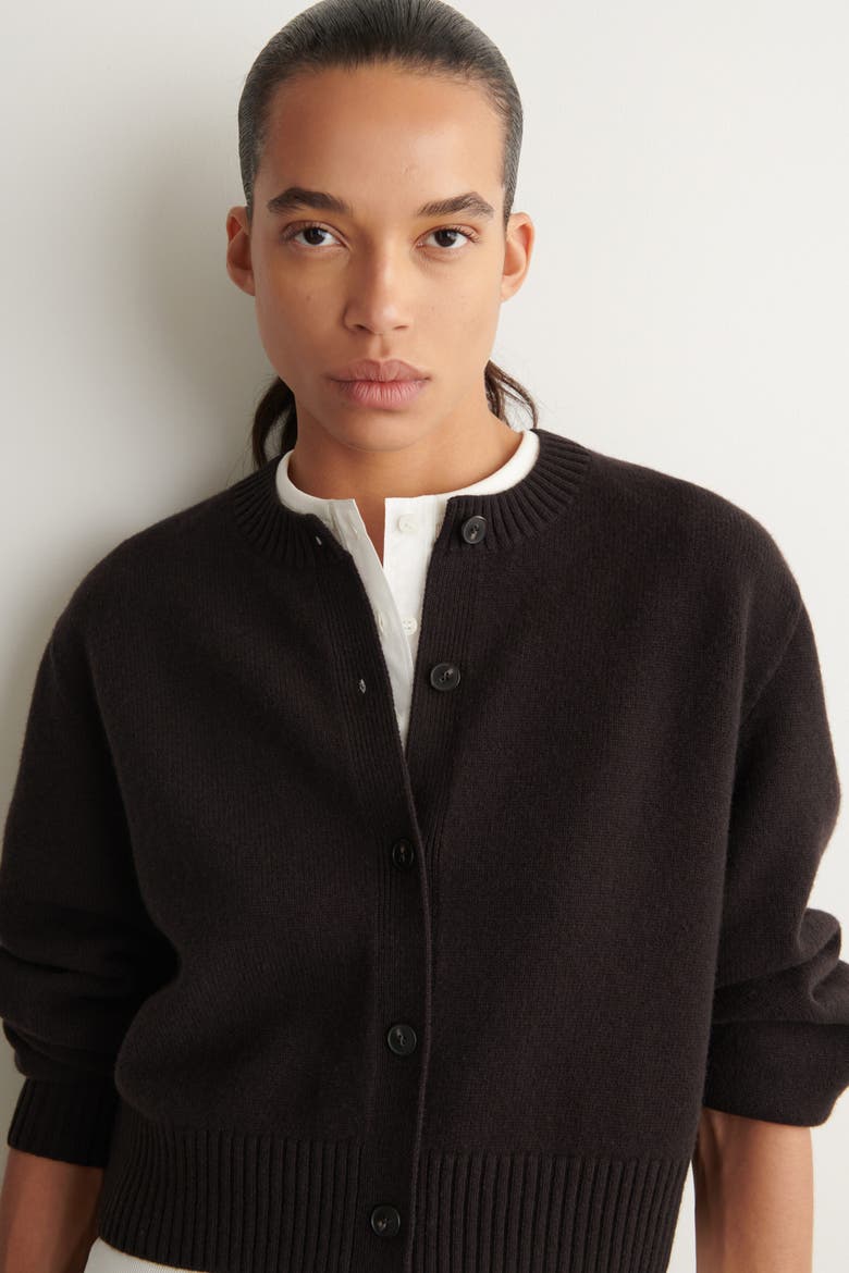 Merino Wool Sweater, Alternate, color, BROWN