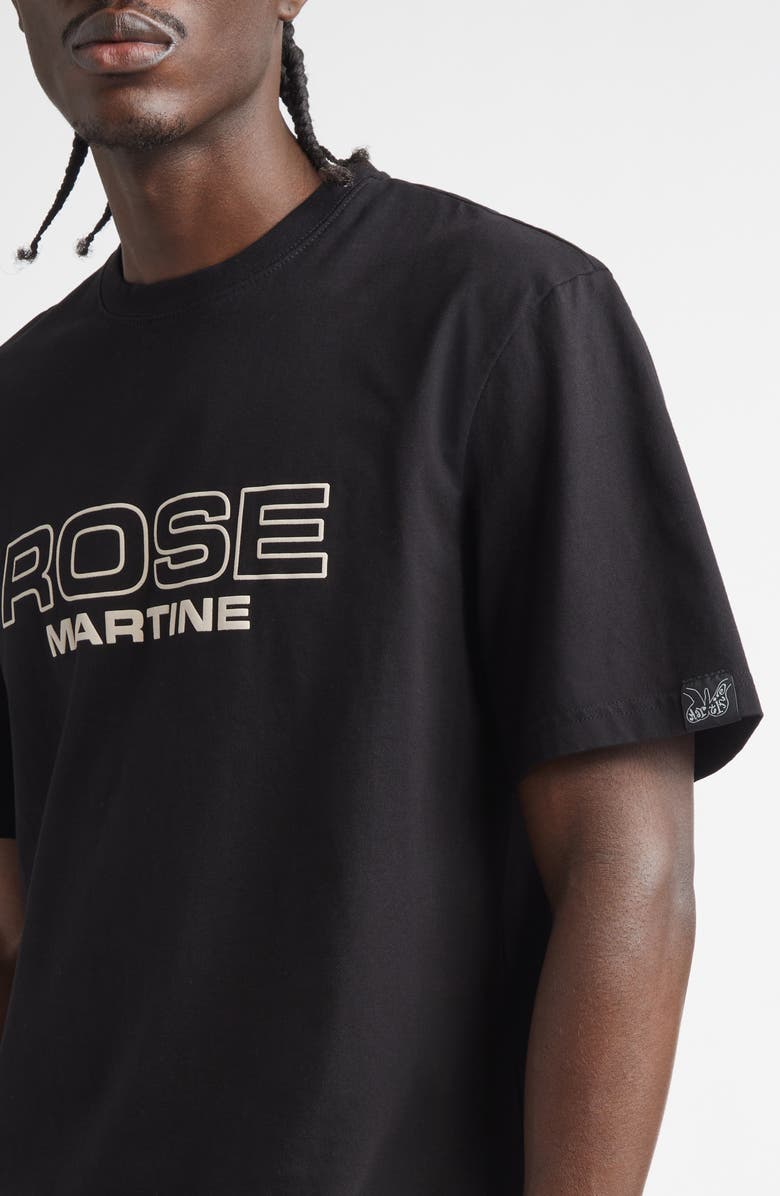 Martine Rose Classic Logo Graphic T-Shirt, Alternate, color, Black
