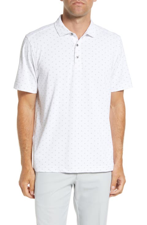 Virtue Piqué Tile Print Polo