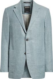 ZEGNA Fairway Crossover Linen Blend Sport Coat