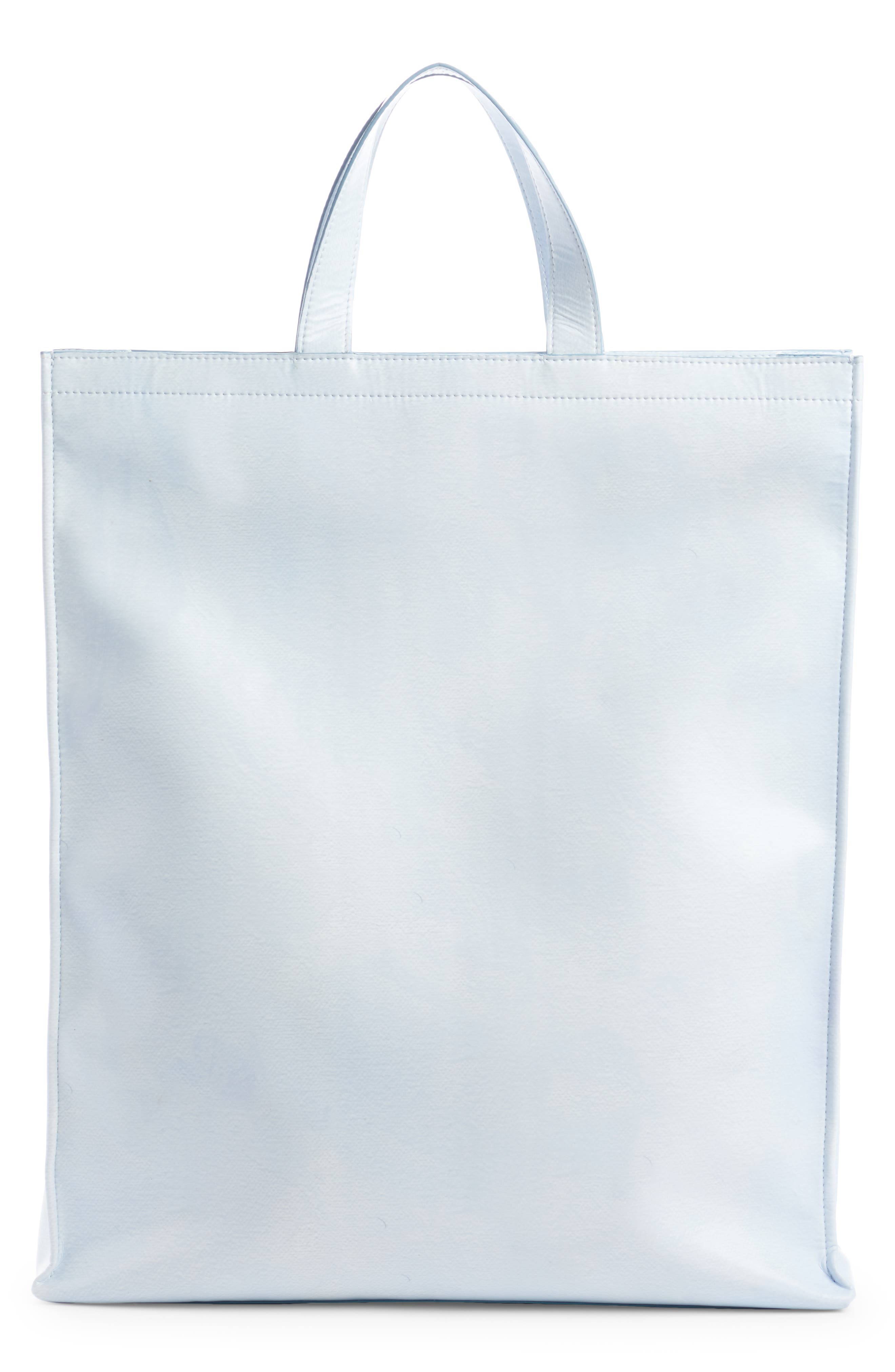 Acne Studios x Karen Kilimnik Cat Print North/South Shopper, Alternate, color, 