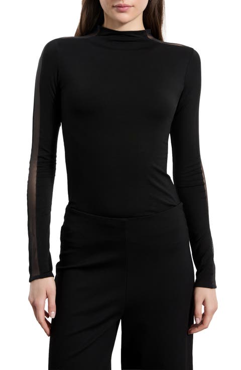 Suma Mock Neck Top