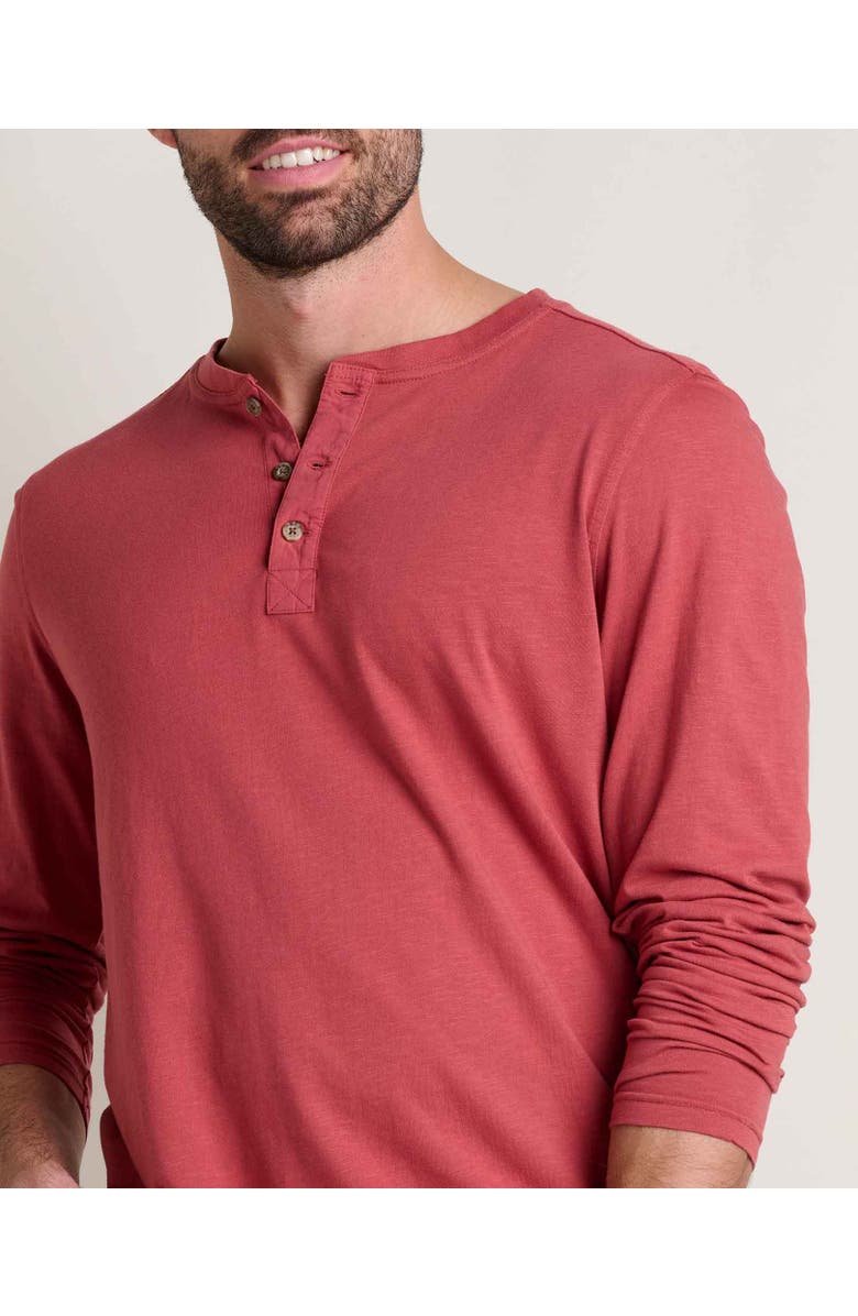 Toad & Co Men's Primo Long Sleeve Henley, Alternate, color, Sundown