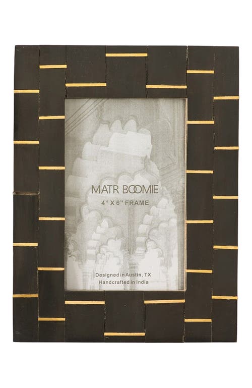 Matr Boomie Andhera Dash Black Picture Frame - Carved Horn, Brass  product
