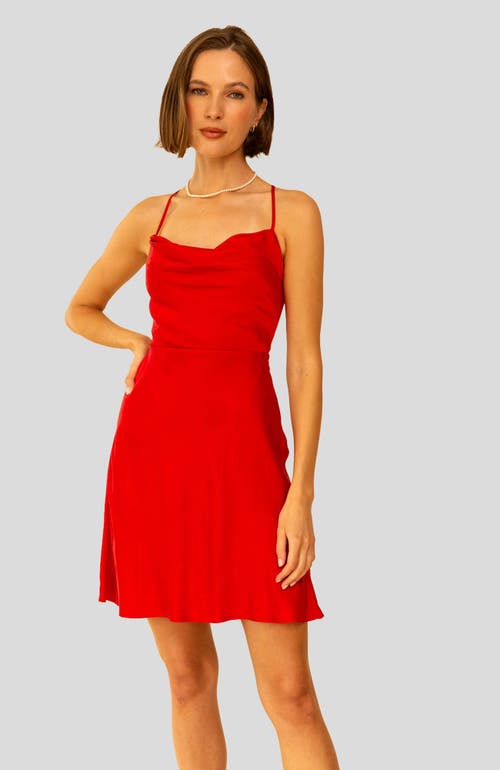 Whimsy + Row Zoe Dress In Red