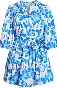 SUGARLIPS Iva Floral Pismo Balloon Sleeve Minidress