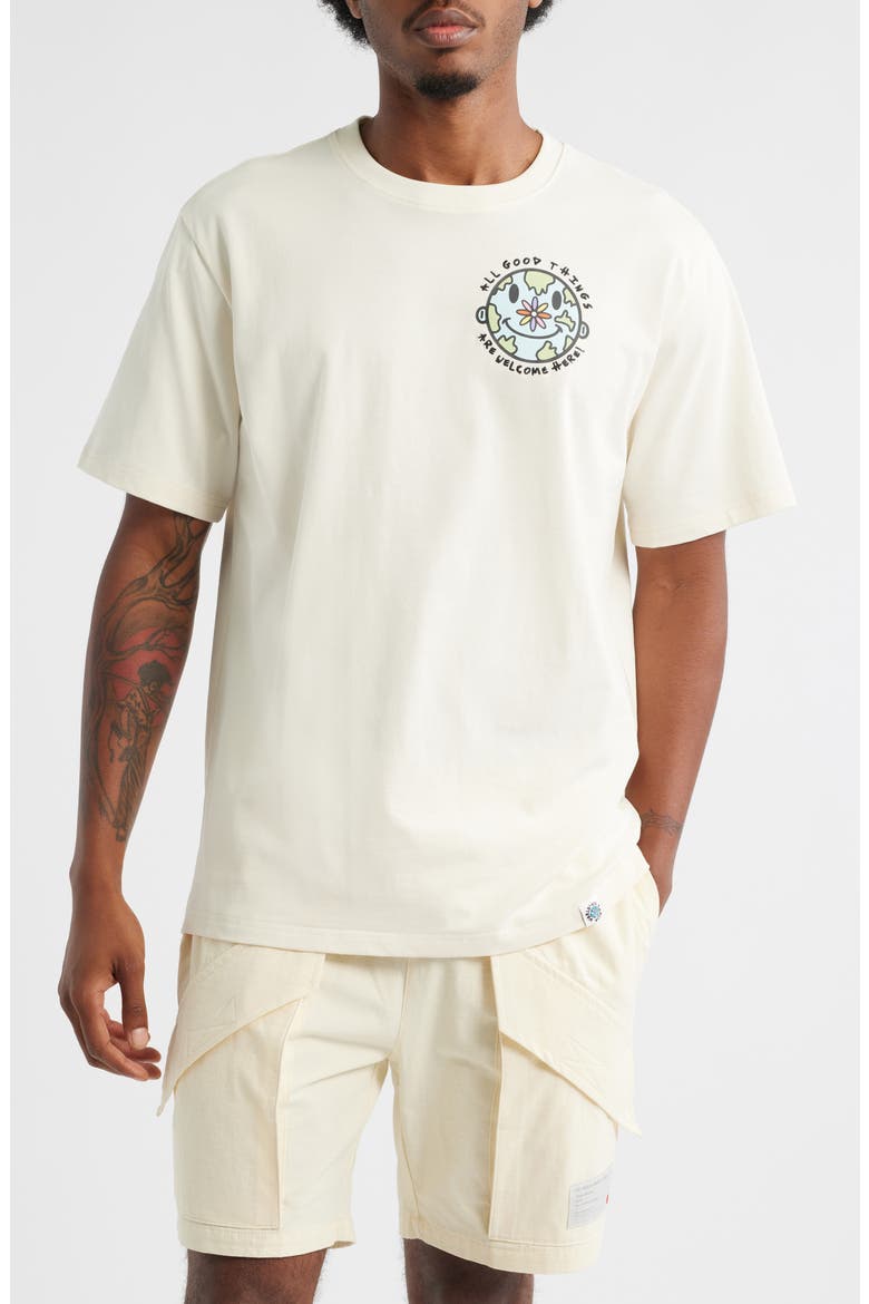 Love All Graphic T-Shirt, Main, color, CREAM