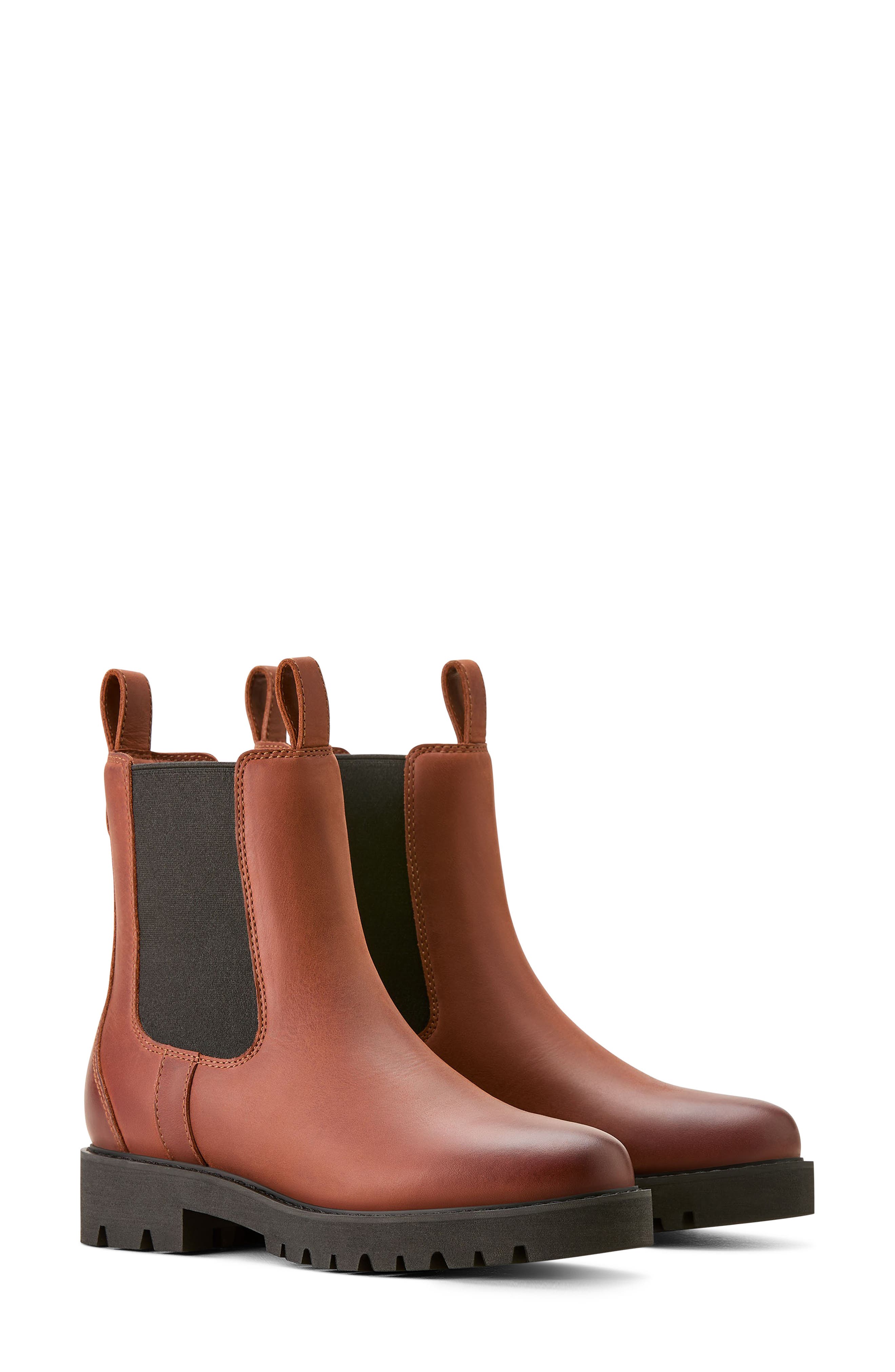 Wexford Lug Chelsea Boot, Alternate, color, BROWN