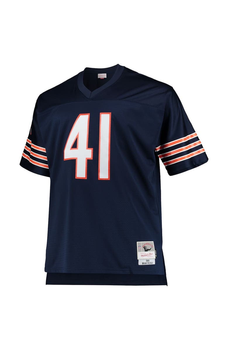 Mitchell & Ness Men's Mitchell & Ness Brian Piccolo Navy Chicago Bears Big & Tall 1969 Retired Player Replica Jersey, Alternate, color, 