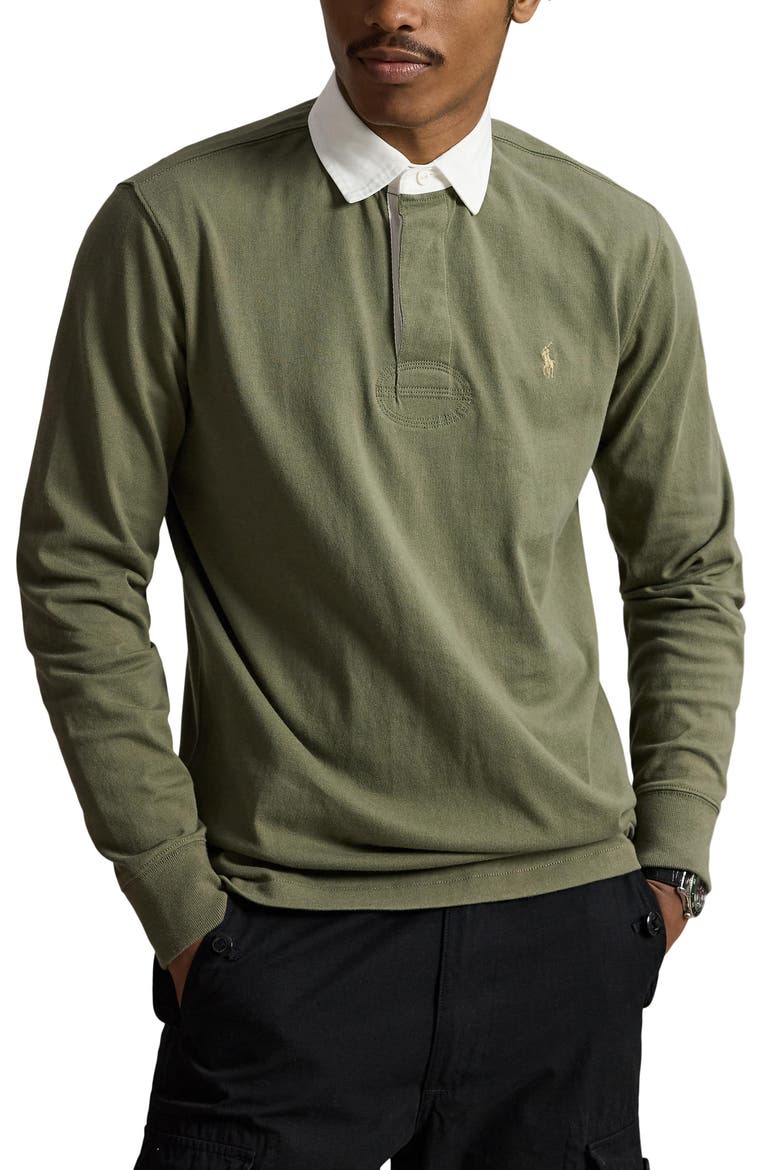 The Iconic Rugby Shirt, Main, color, GREEN