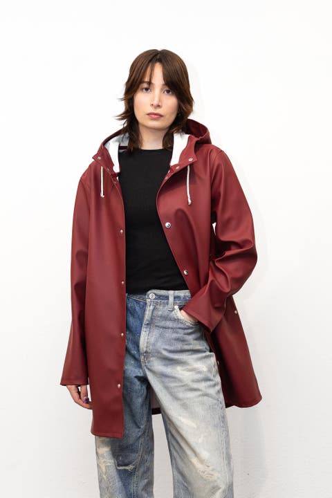 Stockholm Long Sleeve Hooded Raincoat