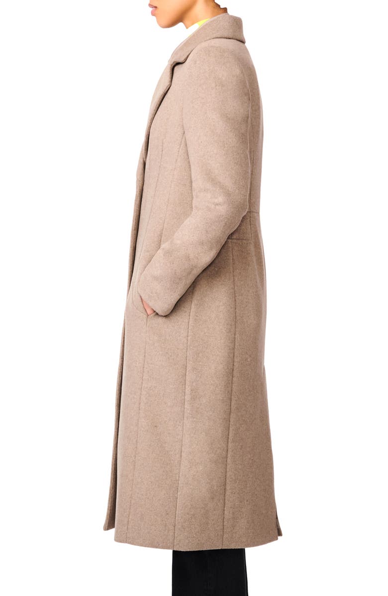 Bernardo Tailored Longline Coat, Alternate, color,