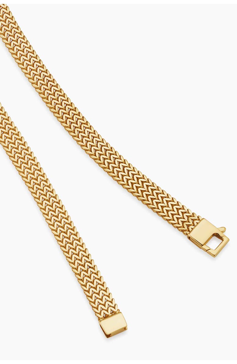 Oradina 14K Gold Chevron Bracelet, Alternate, color, Yellow Gold