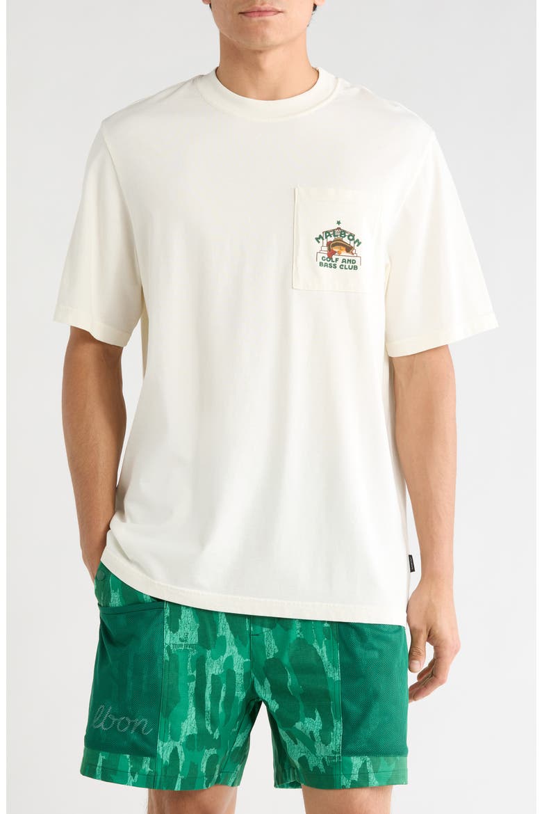 Vista Bass Cotton Graphic T-Shirt, Main, color, IVORY