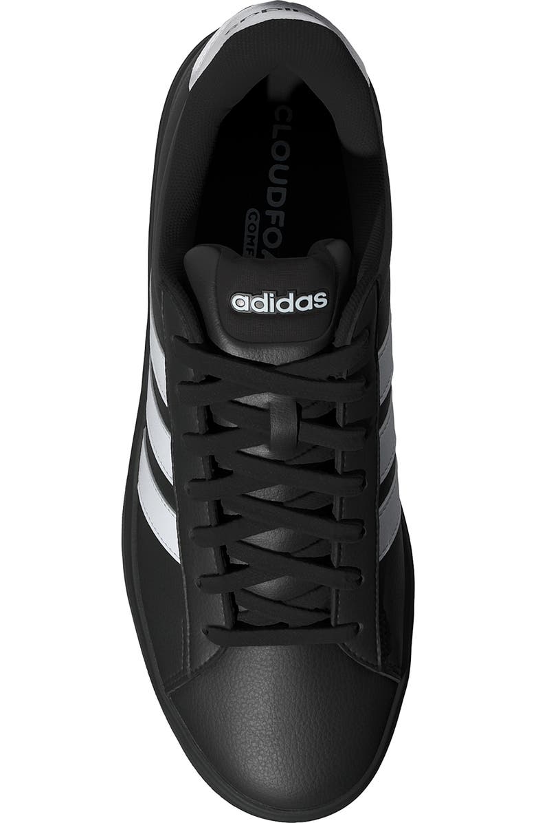 adidas Grand Court 3.0 Sneaker, Alternate, color, Core Black/ White/ White